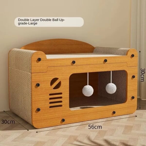 TV set cat nest