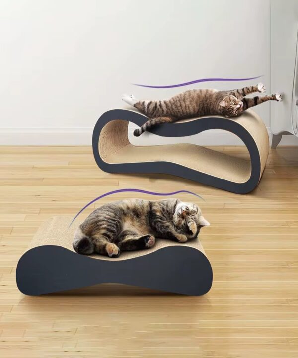2-in-1 figure-8 cat scratching board
